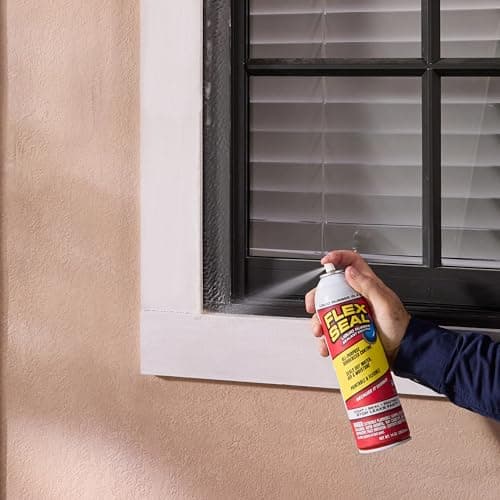 Flex Seal, 14 oz, Clear, Stop Leaks Instantly, Transparent Waterproof Rubber Spray On Sealant Coating, Perfect for Gutters, Wood, RV, Campers, Roof Repair, Skylights, Windows, and More — view 2