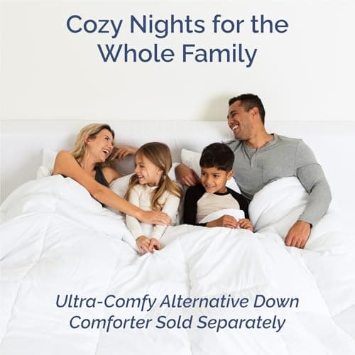 Full 6 Piece Sheet Set - Cooling & Breathable Bed Sheets - Hotel Luxury Bed Sheets for Women, Men, Kids & Teens - Comfy Bedding with Deep Pockets & Easy Fit - Soft and Wrinkle Free - Full White Sheets — view 6