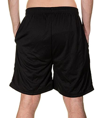 Calhoun NHL Men's Team Logo Air Mesh Shorts (Calgary Flames, Medium) — view 2