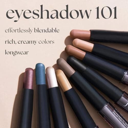 Julep Eyeshadow 101 Cream-to-Powder Waterproof Eyeshadow Stick – Champagne Shimmer – Long-Lasting, Buildable, Crease-Proof, Cruelty Free, Shimmer Finish with Built-In Smudger — view 3