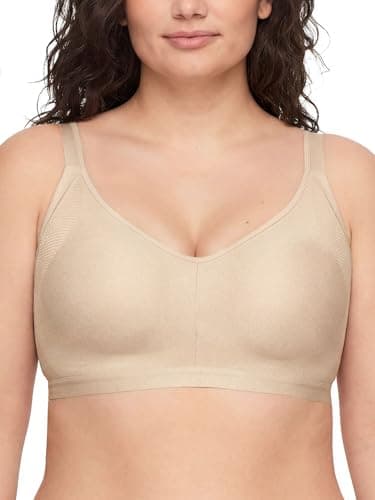 Warners womens Easy Does It No Bulge Wire-Free Bra, Butterscotch, X-Small US