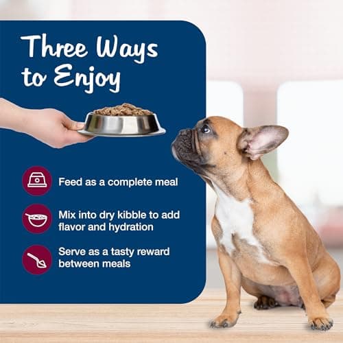 Blue Buffalo Blue’s Stew Hearty Beef Stew, Natural Grain Free Wet Dog Food with Real Beef, Peas, Carrots, & Potatoes in Thick Savory Gravy, Natural Ingredients, 12.5-oz Cans (12 Count) — view 6