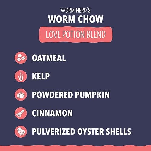 Arcadia Garden Products Worm Chow - Love Potion Blend - 2 lbs, Wormeries, Vermiculture, Feeding, Nutrition — view 2
