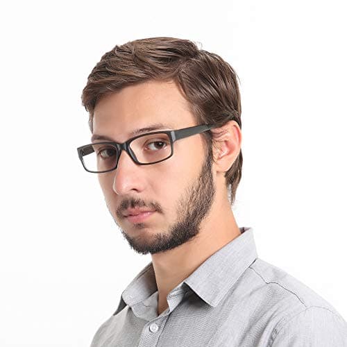 LifeArt Blue Light Blocking Glasses, Anti Eyestrain, Computer Reading Glasses, Gaming Glasses, TV Glasses for Women Men, Anti Glare (Black, 0.25 Magnification) — view 4