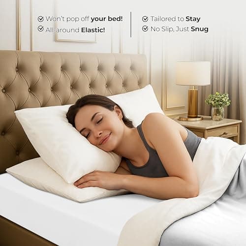 Utopia Bedding Queen Fitted Sheet - Bottom Sheet - Deep Pocket - Soft Microfiber -Shrinkage and Fade Resistant-Easy Care -1 Fitted Sheet Only (White) — view 6