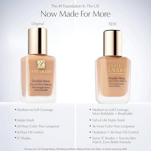 Estée Lauder Double Wear Stay-in-Place 24-Hour Long-Wear Matte Foundation, 30 ml, 2N1 Desert Beige — view 4