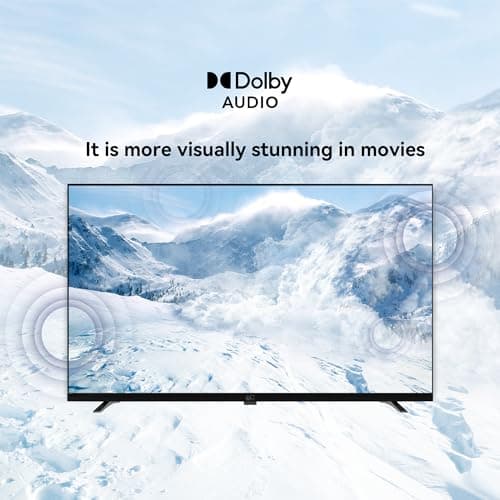 FPD 40-inch Smart TV, 1080p Full HD Google TV with Google Play Built-in Google Cast, HDR 10, Dolby Audio, Voice Remote, Stream Live Television (Palette-Series, CG40-P3) — view 3