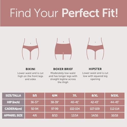 Hanes Women's 6 Pack Core Cotton Brief Panty, Neutrals, X Large — view 8