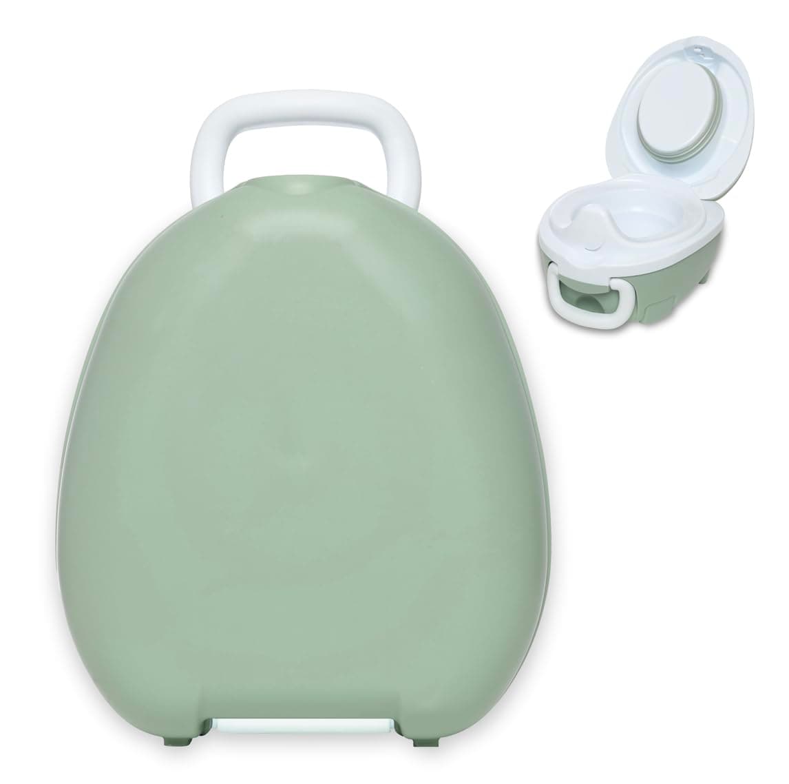 My Carry Potty - galardonado asiento de inodoro portátil para bebés, niños y niñas para llevar a cualquier lugar (Verde pastel)