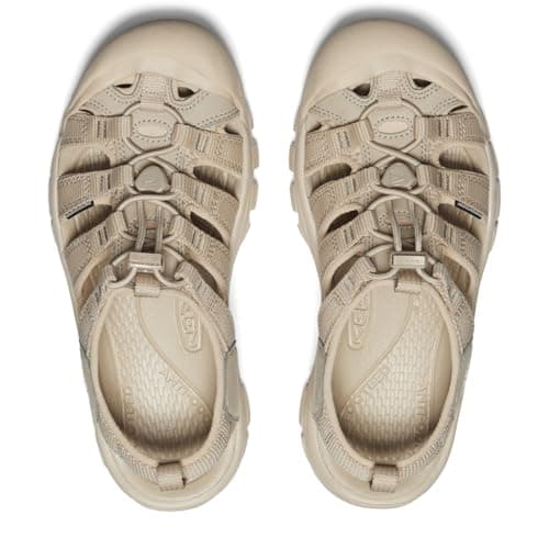 KEEN Women's Newport H2 Closed Toe Water Sandals, Monochrome/Safari, 7 — view 4