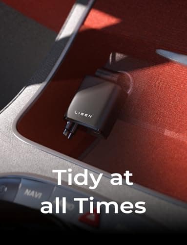 LISEN Retractable Car Charger 4 in 1 for Cars, 69W Retractable USB C Car Charger with 31.5in Cable, Fast Charging for iPhone 17 16 15 14 13 12 Pro Max Plus, Compact Cars Accessories for Daily Driving — view 8