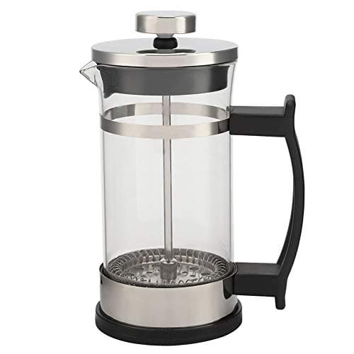 Stainless Steel French Press Coffee Pot with Double Filtration for Household and Small Office Use Made of 304 Stainless Steel and Glass — view 4