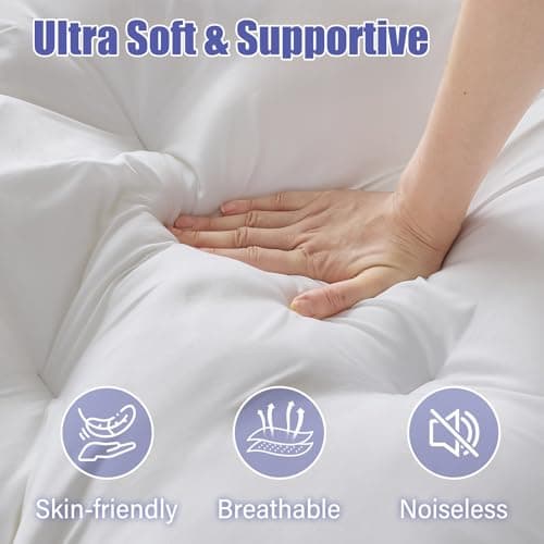 4 Inch Memory Foam Mattress Topper Queen for Back Pain Relief