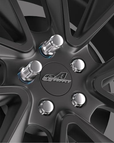 GAsupply 1/2 x 20 Lug Nuts, 1/2''-20 Closed End Bulge Acorn Spline Tuner Lug Nuts 1.38" Tall Conical Seat 60 Degree, 20 Pack+ 1 Spline Drive Tuner Socket Key Tool — view 6