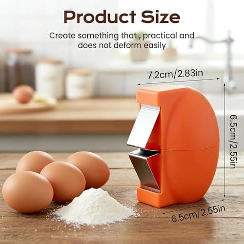 New Egg Shell Opener Egg Cracker Tool Stainless Steel, Multifunctional Egg Shell Opener for Raw Or Hard-Boiled Eggs, Kitchen Gadget for Cooking Baking — view 5