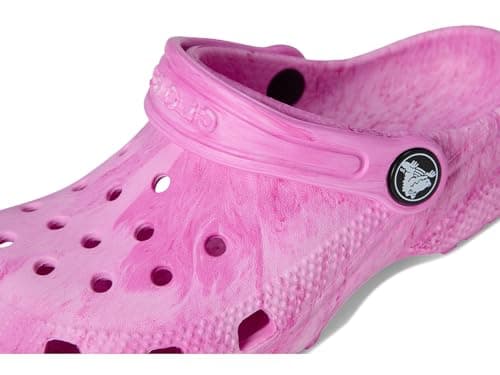 Crocs Unisex Kid Classic Marbled Tie-Dye Clogs (Toddler) Pink Swirl 10 Toddler Medium — view 5