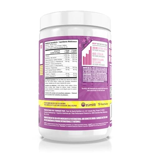 Ryse | Loaded Pre V1 Pre-Workout Powder | Kool-Aid Grape | 30 Servings — view 2