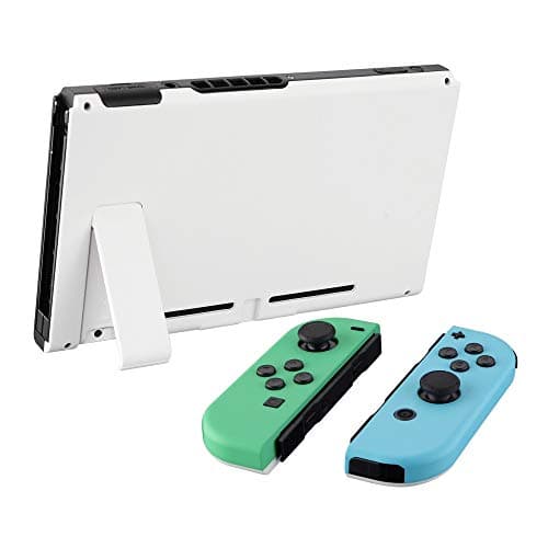 eXtremeRate DIY Replacement Shell Buttons for Nintendo Switch, Mint Green & Heaven Blue Back Plate for Switch Console, Housing Case with Buttons for Joycon Handheld Controller [Only Shell, NO Console] — view 3