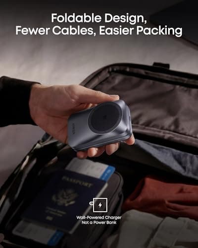 Anker Prime 25W Qi2.2-Certified Palm-Sized 3-in-1 Foldable MagSafe Charger — view 7