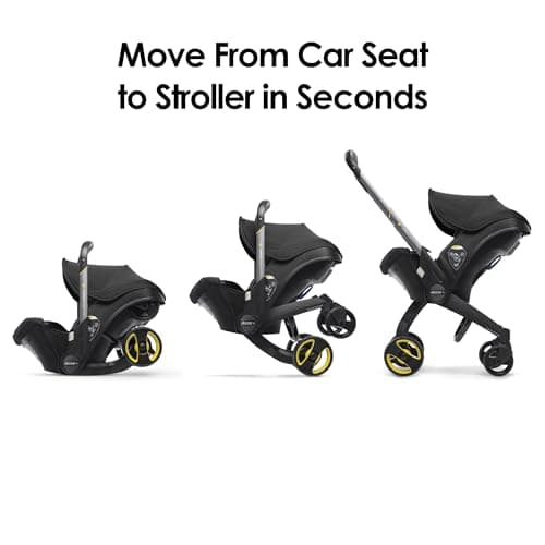 Doona Car Seat & Stroller, Nitro Black - All-in-One Travel System — view 4