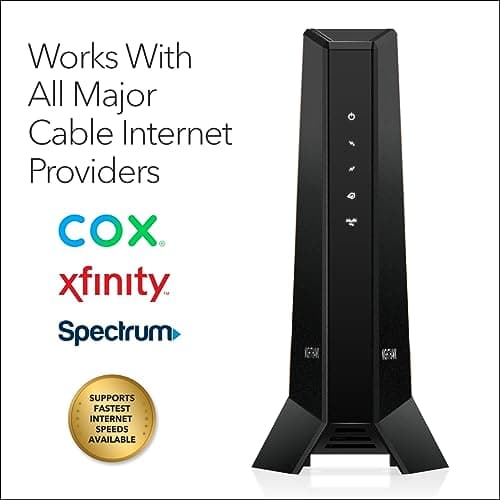 NETGEAR Nighthawk Multi-Gig Cable Modem (CM2000) - Compatible with All Cable Providers Incl. Xfinity, Spectrum, Cox - for Cable Plans up to 2.5Gbps - DOCSIS 3.1 — view 4