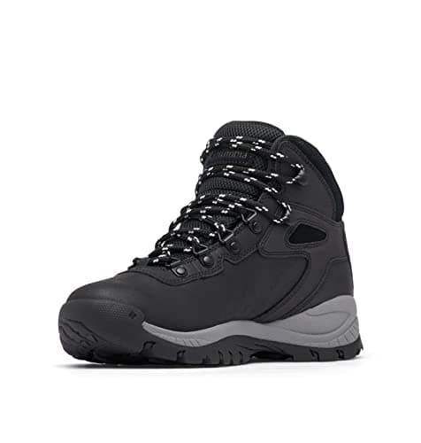 Columbia Women's Newton Ridge Plus, Black/Chalk, 8.5