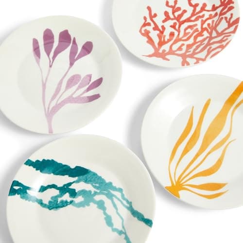 Royal Doulton 1815 Bright Plate 6.3in Multicolour, Mixed Pattern Set of 4 — view 2