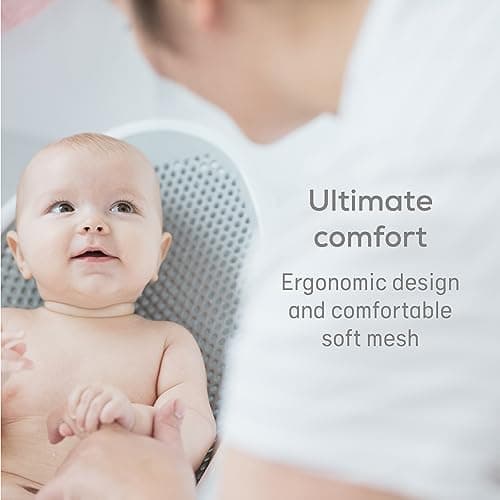 Angelcare Baby Bath Support (Gray) | Ideal for Babies Less Than 6 Months Old — view 3
