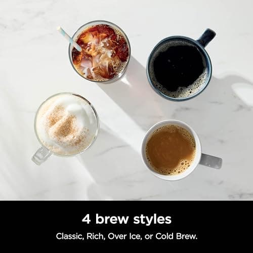 Ninja Hot & Iced XL Coffee Maker with Rapid Cold Brew, Black, CM371 — view 3