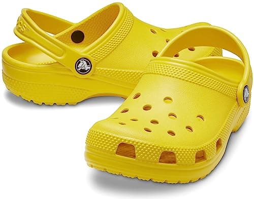 Crocs Unisex-Child Classic Clogs, Sunflower, 3 Little Kid — view 5