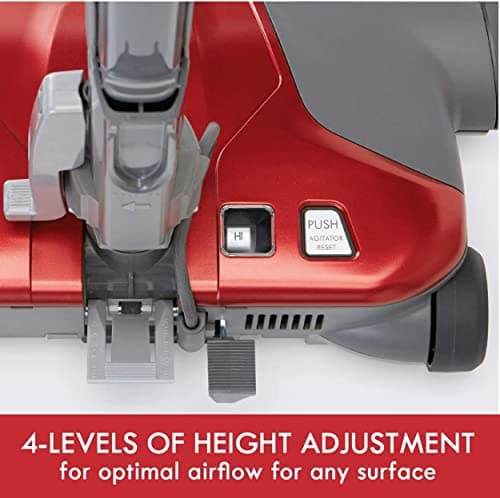 Kenmore 81414 400 Series Pet Friendly Lightweight Bagged Canister Vacuum with Extended Telescoping Wand, HEPA, Retractable Cord, and 4 Cleaning Tools-Red — view 4