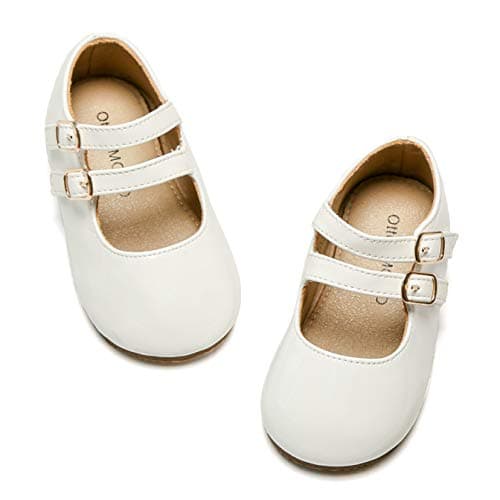 Otter MOMO Toddler/Little Girls Mary Jane Ballerina Flats Size 8 Shoes Slip-on School Party Dress Shoes