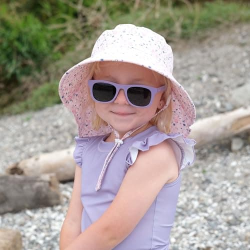 JAN & JUL Girls' Polarized Sunglasses with Strap, Flexible and Durable for Babis (Dusty Purple, S: 6 Months - 2 Years) — view 5
