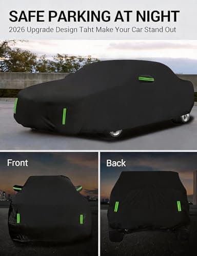Proadsy Car Cover Compatible with 2011-2025 Dodge Durango 6 Layers Windproof All Weather Waterproof Sun Rain UV Dust Snow Protection SUV Outdoor Covers — view 5
