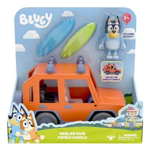 Bluey, 4WD Family Vehicle, with 1 Figure and 2 Surfboards | Customizable Car - Adventure Time | for Ages 3+, Multicolor, 13018 — view 4
