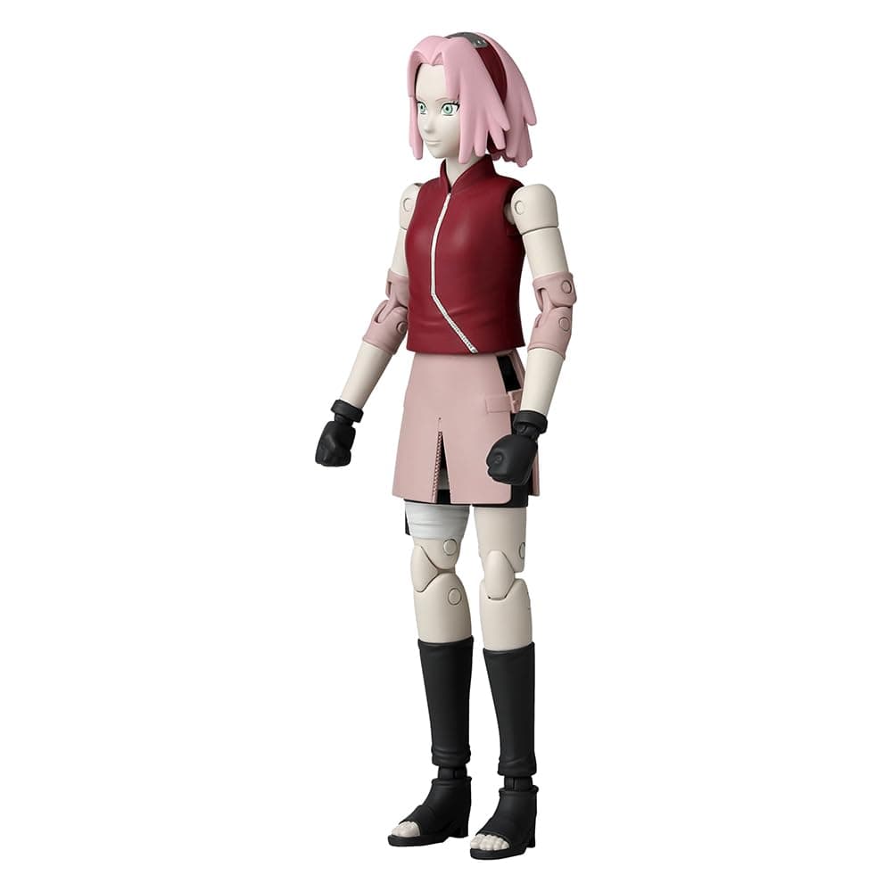 BANDAI - Naruto Shippuden Anime Heroes Figura de Acción Sakura Haruno 17cm - 36909 Multicolor - Figuras articuladas poseable con Manos y Accesorios Intercambiables. — view 5