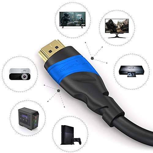 KabelDirekt 4K HDMI Cable – 20ft & Longer HDMI Cables (20ft–75ft) – German-Engineered HDMI Cord – Supports 4K@60Hz, UHD, HDR, ARC, Ethernet – HDMI Cable for Playstation3/4/5, HDTV, PC, Gaming Consoles — view 6