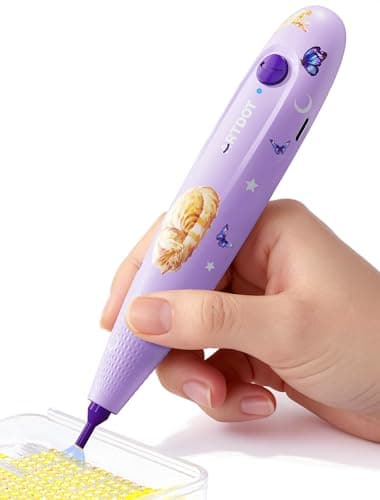 ARTDOT Wireless Vacuum Pen for Diamond Art Kit for Adults, Long-Lasting Electric Pen for Diamond Painting Accessories and Tools
