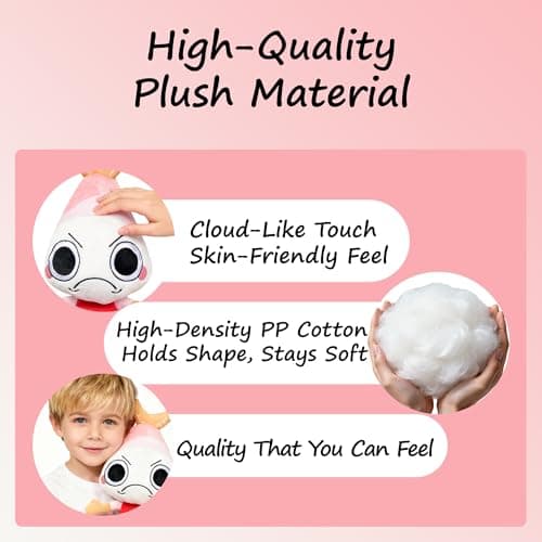 Dandy's World Plush, Dandy's World Plushies Shrimpo, Adorable Collectible Plush Toy Gift for Fans, Huggable Stuffed Doll for Room Decor, Birthday Party Supplies — view 2