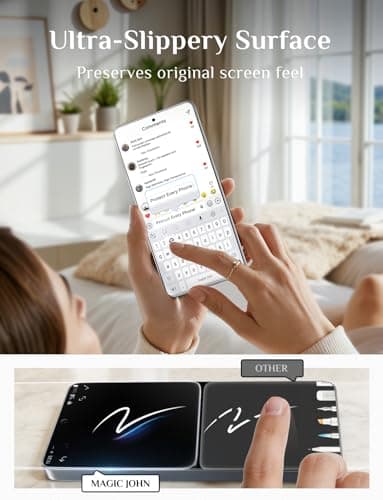 MAGIC JOHN for Samsung Galaxy S26 Ultra Screen Protector 6.9 inch, Fast Easy Installation, Auto Dust-Elimination, 9H Tempered Glass HD, Fingerprint Unlock, Bubble Free, Anti-Scratch, 2 PACK — view 4