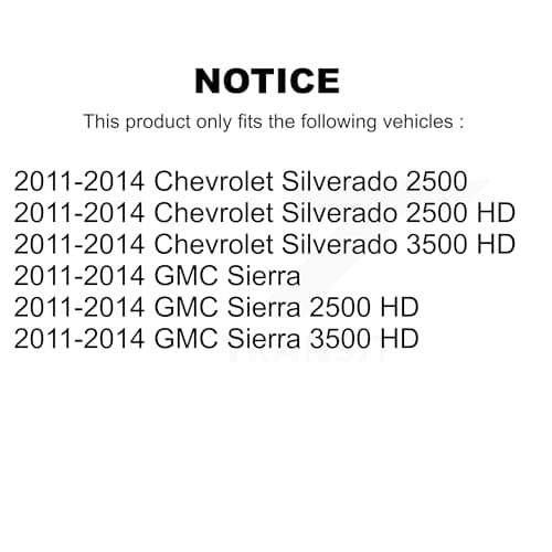 Kugel Front CV Axle Shaft NCV-GM10017 Replacement For 2011-2014 GMC Chevrolet Sierra 2500 HD Silverado 3500