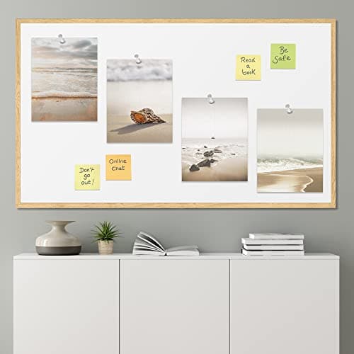 SIGNWIN Poster Bathroom Decor 11"x14"x 4, Wall Art Room Decor Multicolor for Living Room, Bedroom, Office White Minimal Beach Shore Ocean Sea Seashell Landscape Nature Wilderness Realism Landscape — view 3