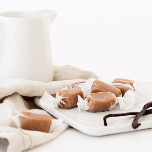 Taras Gourmet Sugar Free Caramels | All Natural Candy | Creamy & Individually Wrapped with Real Butter (20 oz) — view 7