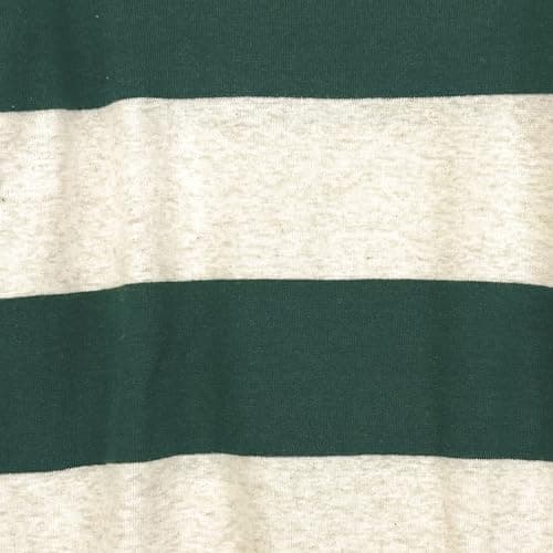 Butterblu JAMIE Matching Family Jammies Holiday Pajamas 100% Organic Cotton PJs Adults, Kids, Toddlers, Baby, Pets, Green Jumbo Stripe, 7 Years — view 5