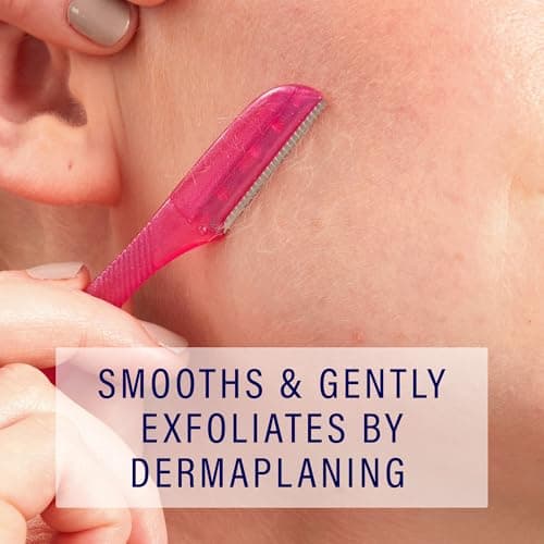 Schick Hydro Silk Touch-Up Dermaplaning Tool with Precision Cover, 3ct | Dermaplane Razor, Face Razors for Women, Peach Fuzz Remover — view 6