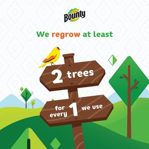 Bounty Paper Towels Quick Size, White, 16 Family Rolls = 40 Regular Rolls — view 3