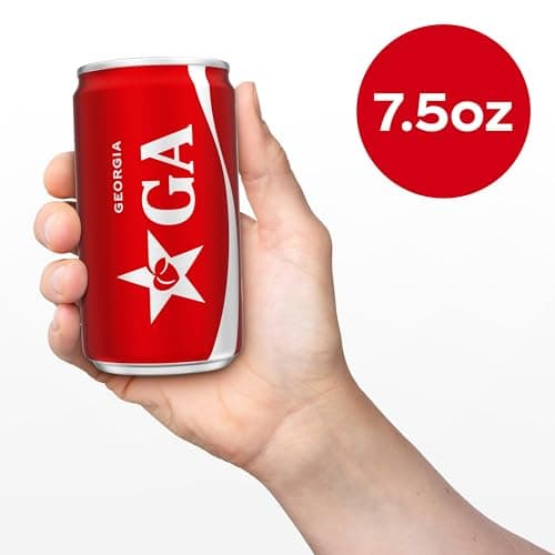 Coca-Cola Soda Soft Drink Fridge Pack Mini Cans, 7.5 fl oz, 10 Pack — view 4