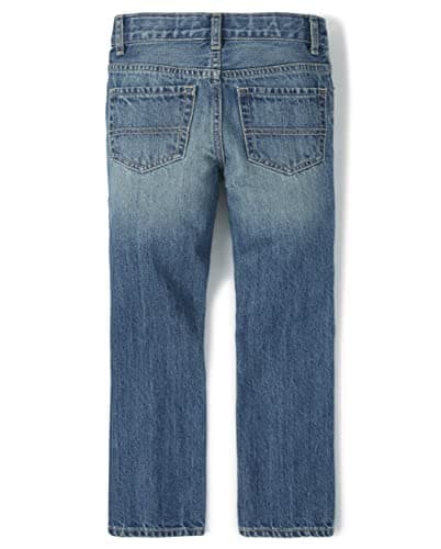 The Children's Place Boys Basic Bootcut Jeans,Pierce Wash Single,6 — view 3