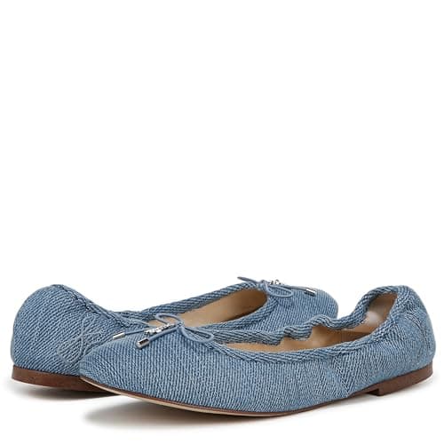 Sam Edelman Women's Felicia Ballet Flat, Vintage Denim, 7 — view 5