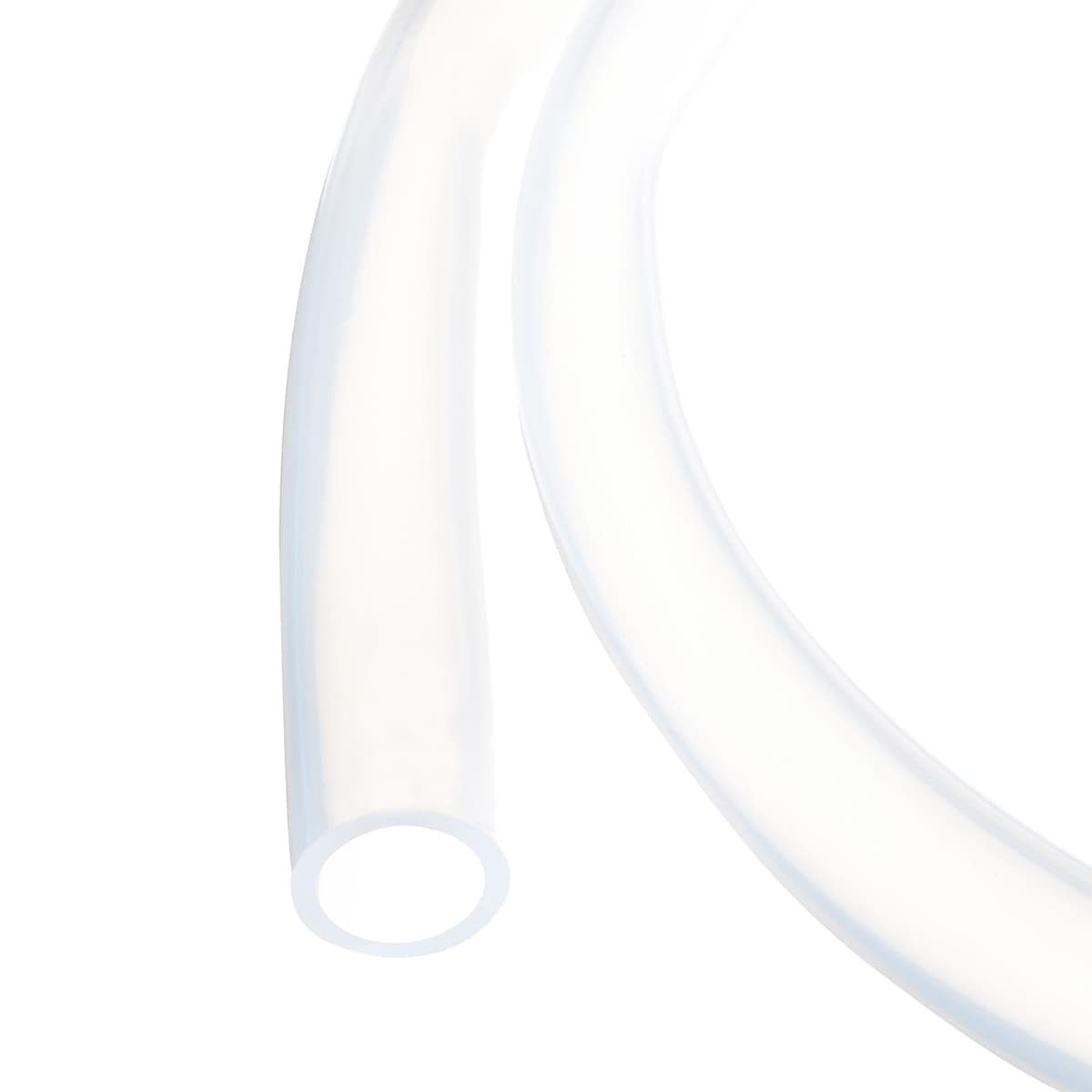 Tubo de Silicona de 1m (3Ft) 15mm ID 20mm OD Transparente Mangueras de Silicona Pura para Bombas Sifonado Drenaje Riego Elaboración de Cerveza 5/8" x 0.8"